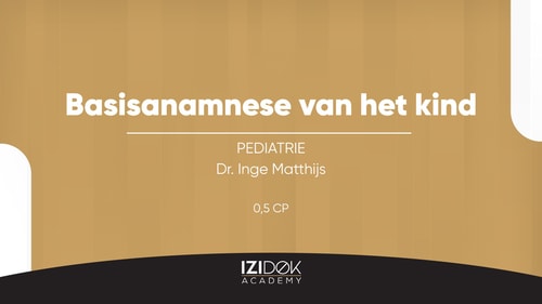 Basisanamnese van het kind