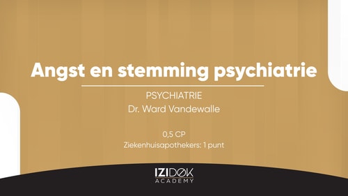 Angst en stemmingspsychiatrie