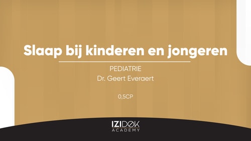 Slaap bij kinderen en jongeren