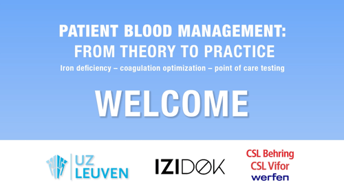 Patient Blood Management: from theory to practice