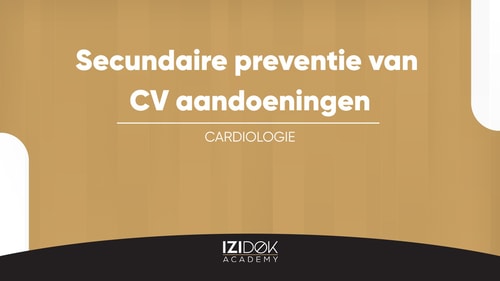 Secundaire preventie van CV aandoeningen