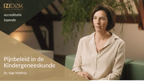 Pijnbeleid in de kindergeneeskunde